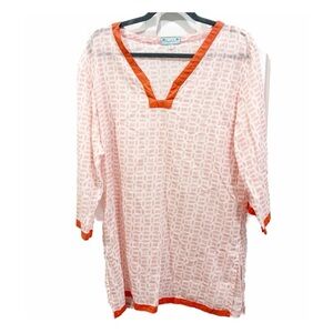 EUC Sealife Coral Swim Coverup Size Large